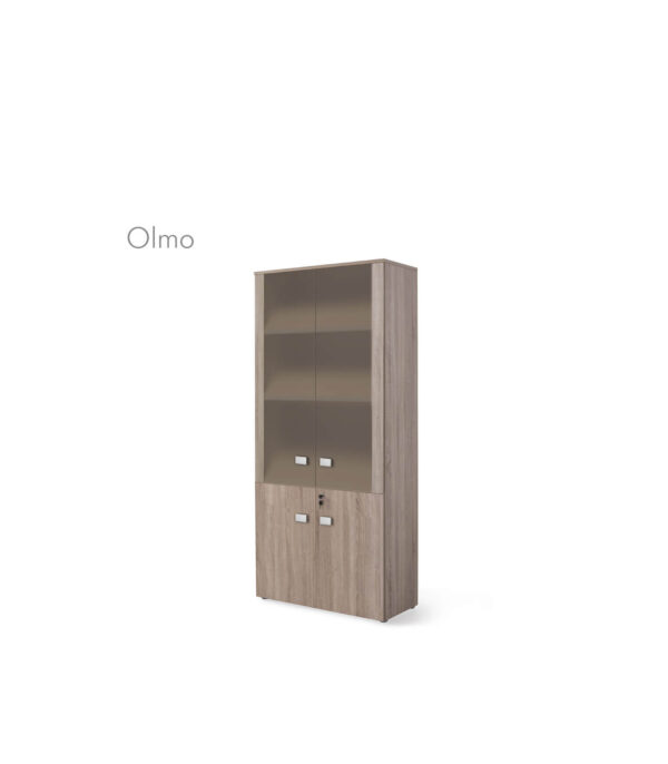Armario alto con puertas bajas cristal transparente OPERACIONAL - Imagen 15