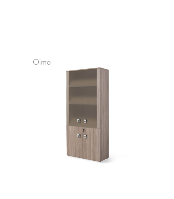 Armario alto con puertas bajas cristal transparente OPERACIONAL - Imagen 16