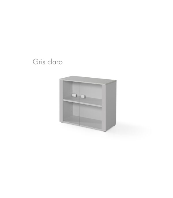 Armario bajo con puertas cristal transparente OPERACIONAL - Imagen 7