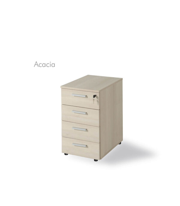 Cajonera fija 4 cajones madera OPERACIONAL (Exclusiva para Compactas) - Imagen 8