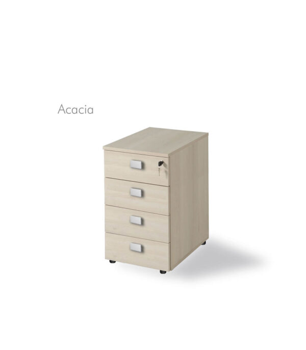 Cajonera fija 4 cajones madera OPERACIONAL (Exclusiva para Compactas) - Imagen 13
