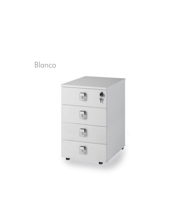 Cajonera fija 4 cajones madera OPERACIONAL (Exclusiva para Compactas) - Imagen 16