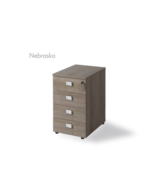 Cajonera fija 4 cajones madera OPERACIONAL (Exclusiva para Compactas) - Imagen 15