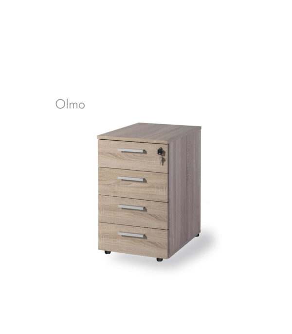 Cajonera fija 4 cajones madera OPERACIONAL (Exclusiva para Compactas) - Imagen 9