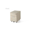 Cajonera móvil 1 cajón + 1 archivo madera OPERACIONAL Stock Express - Imagen 8