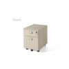 Cajonera móvil 1 cajón + 1 archivo madera OPERACIONAL Stock Express - Imagen 13