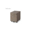 Cajonera móvil 1 cajón + 1 archivo madera OPERACIONAL Stock Express - Imagen 5