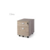 Cajonera móvil 1 cajón + 1 archivo madera OPERACIONAL Stock Express - Imagen 14