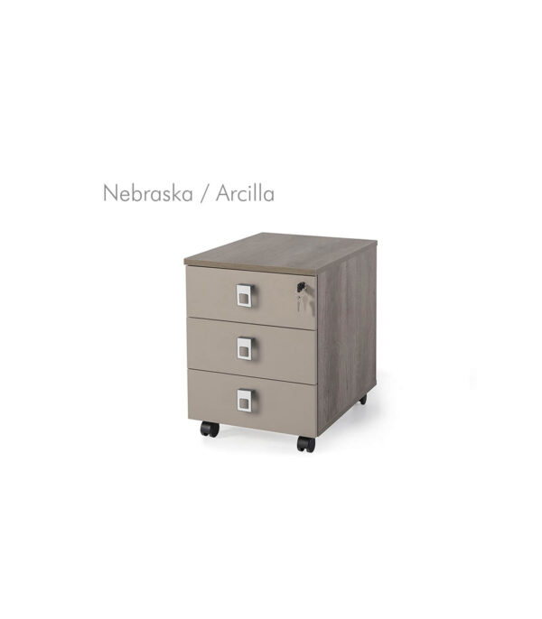 Cajonera móvil 3 cajones metal bicolor G3 EJECUTIVA - Imagen 32