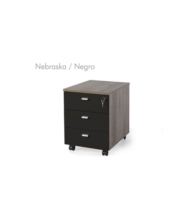 Cajonera móvil 3 cajones metal bicolor G3 EJECUTIVA - Imagen 33