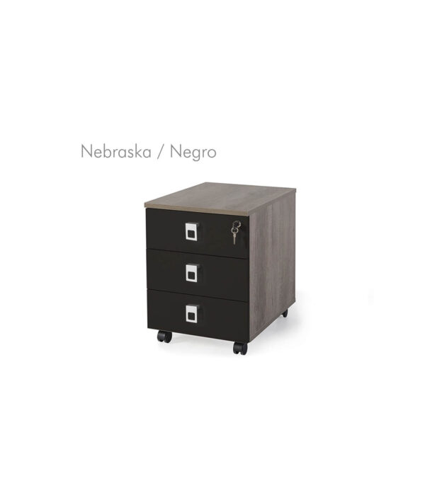 Cajonera móvil 3 cajones metal bicolor G3 EJECUTIVA - Imagen 36