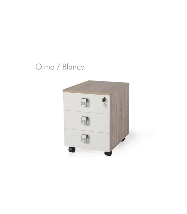 Cajonera móvil 3 cajones metal bicolor G3 EJECUTIVA - Imagen 16