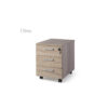 Cajonera móvil 3 cajones metal OPERACIONAL - Imagen 9